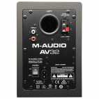 M-Audio AV32 Active Compact Studio Monitor Speakers with 3-inch Woofer (in Pair) - 10W