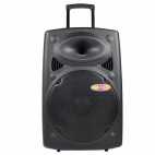 JERRY POWER Rechargeable Portable Public Address System - 15" Trolley Speaker