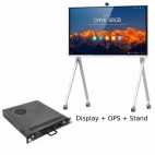 HUAWEI IdeaHub S2 86" 4K UHD Interactive Display IHS2-86SA Complete with OPS, Rolling Stand, Media Transfer Unit