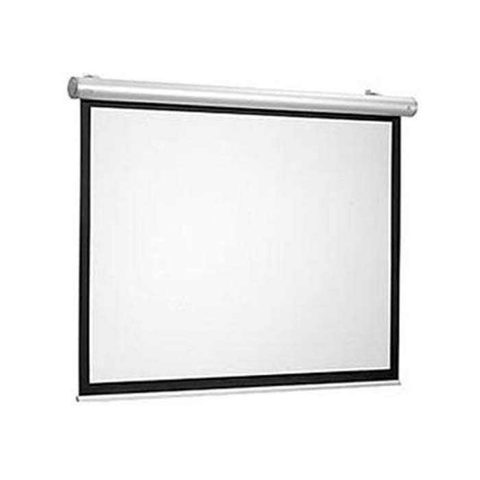 60 x 60 Manual Projection Screen - Wall or Ceiling Mounted - Square Format - Matte White