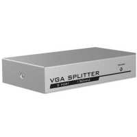 MT-VIKI 2-Port VGA Splitter - 1 VGA Input and 2 VGA Output Splitter, 150MHz Max Bandwidth, Support 1920x1440 Resolution