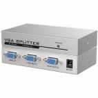 MT-VIKI 2-Port VGA Splitter - 1 VGA Input and 2 VGA Output Splitter, 150MHz Max Bandwidth, Support 1920x1440 Resolution