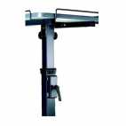 Single Shelf Projector Floor-Stand with Adjustable Height and Rollers