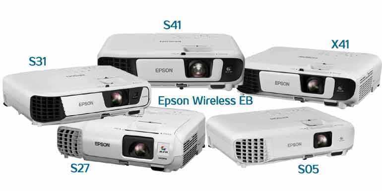 A Suite of 5 Affordable High Performance Wireless Projectors from Epson